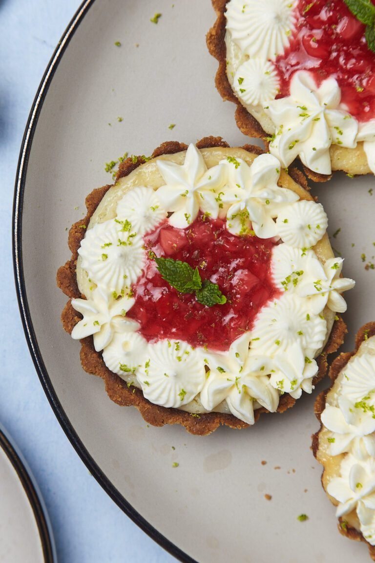 Strawberry and Lime tarts